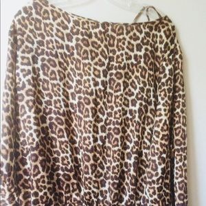 Leopard print blouse